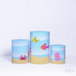 Kit Capa Cilindros + Capa Painel Fundo do Mar Golfinho Sublimado