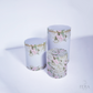 Kit Capa Cilindros + Capa Painel Floral Geometrico Sublimado