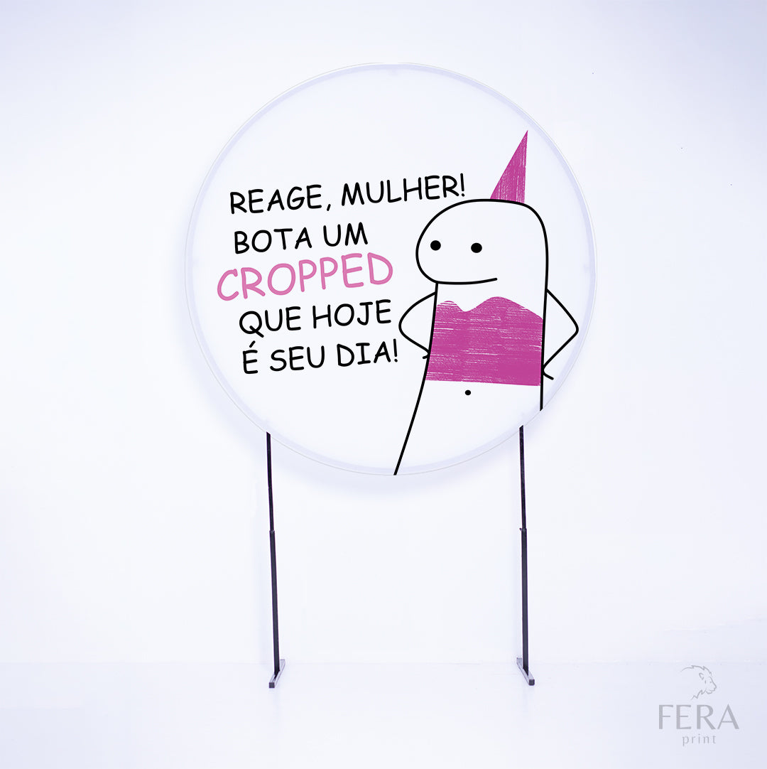 Painel Redondo Bento Sublimado