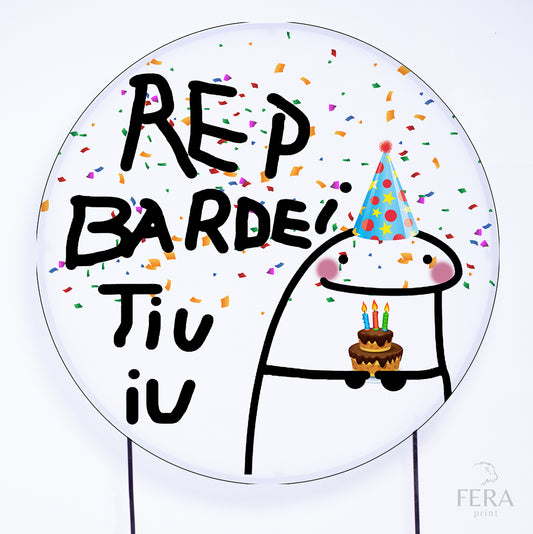 Painel Redondo Bento  Sublimado