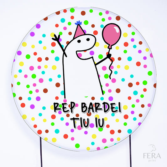 Painel Redondo Bento Sublimado