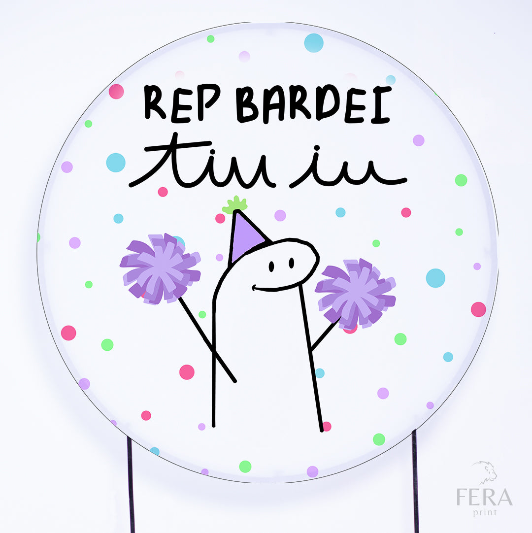 Painel Redondo Bento Sublimado