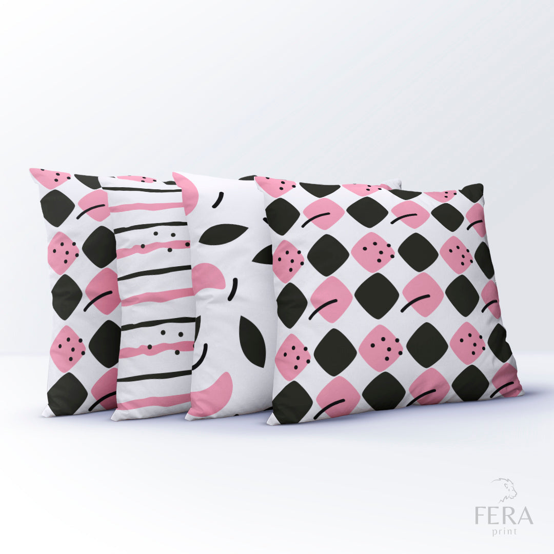 Capa de Almofada Estampada Decorativa 35X35cm - Apenas 1 unidade