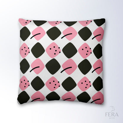 Capa de Almofada Estampada Decorativa 35X35cm - Apenas 1 unidade
