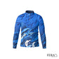 Camiseta de Pesca Manga Longa com Zíper