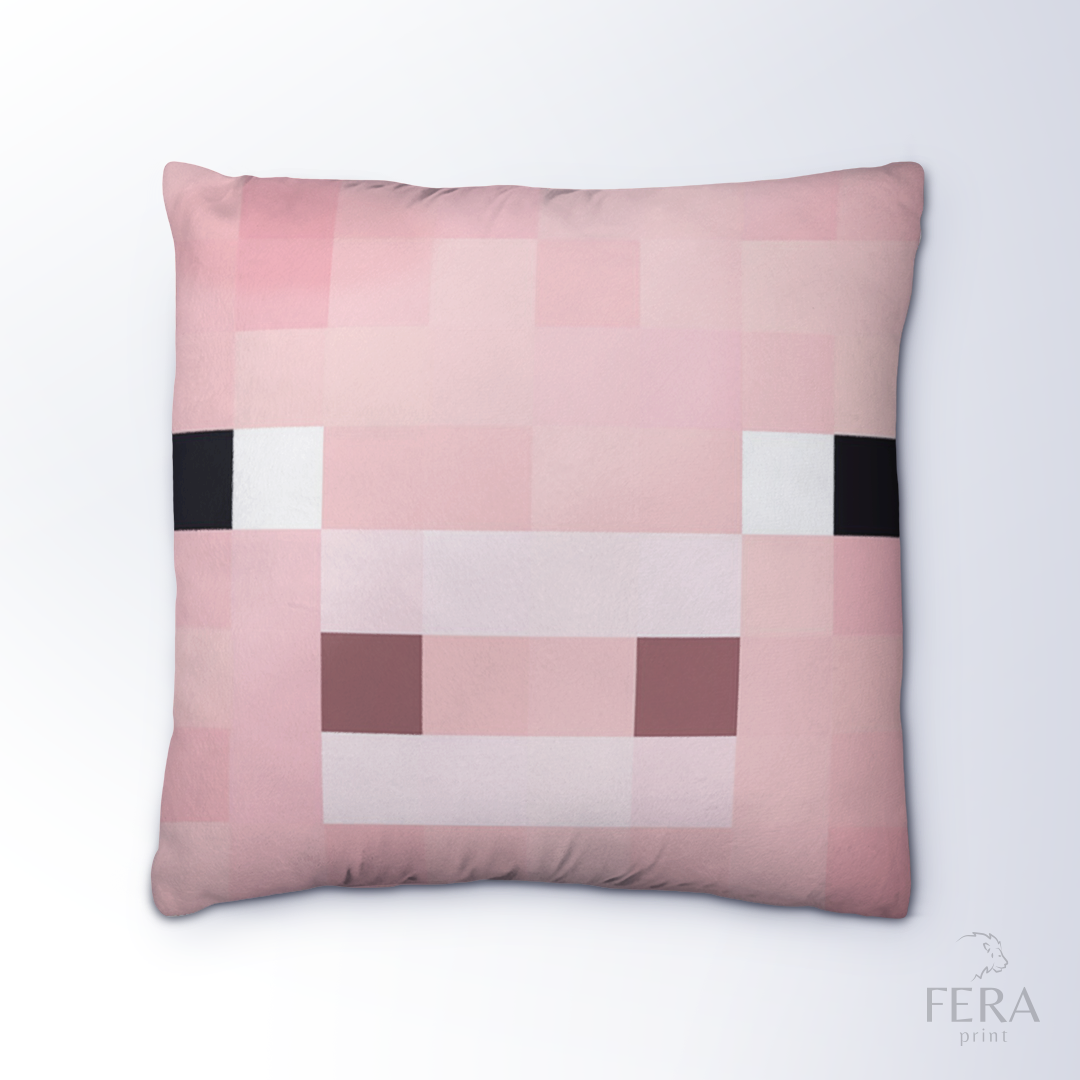 Capa de Almofada Estampada Decorativa 35X35cm - Apenas 1 unidade