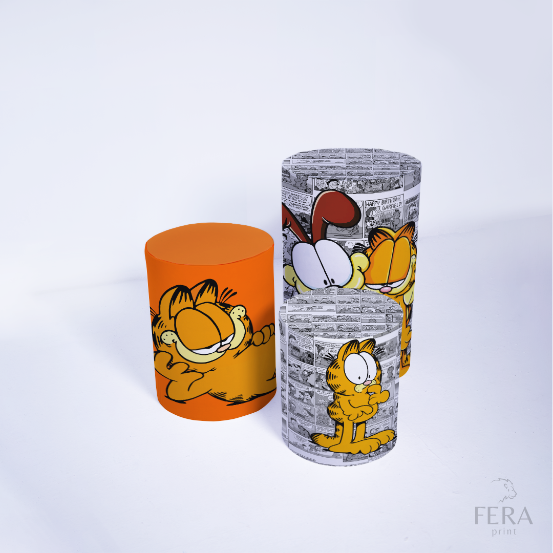 Kit Capa Cilindros + Capa Painel Gato Preguiça Sublimado