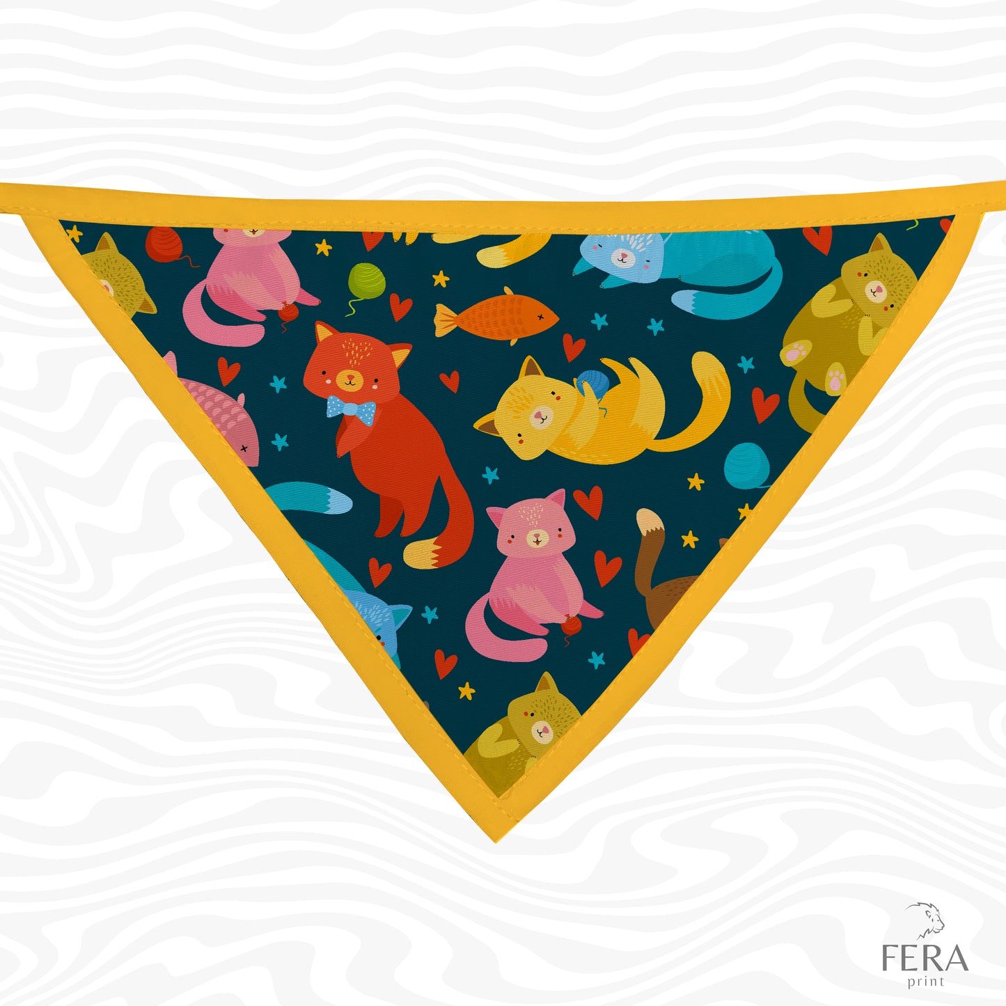 Bandana Sublimada para Pet Shop