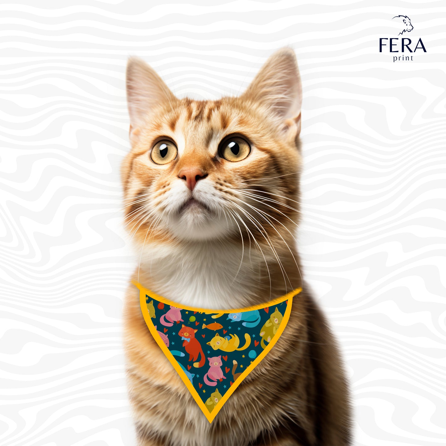 Bandana Sublimada para Pet Shop
