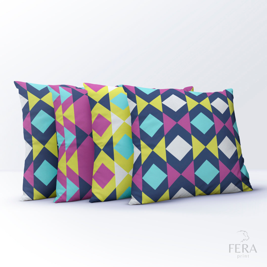 Almofada Estampada Decorativa 35X35cm - Apenas 1 unidade