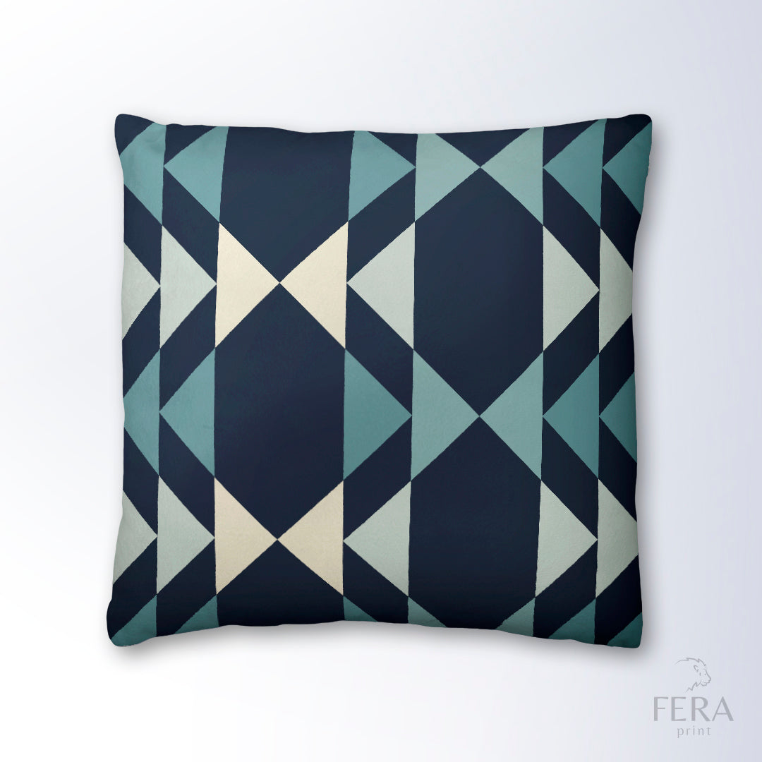 Capa de Almofada Estampada Decorativa 35X35cm - Apenas 1 unidade