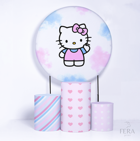 Kit Capa Cilindros + Capa Painel Oi Gatinha Sublimado