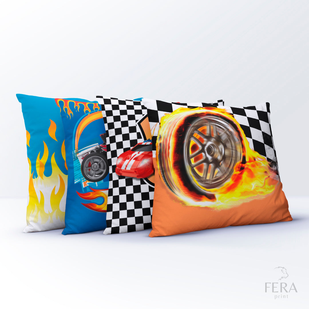 Capa de Almofada Estampada Decorativa 35X35cm - Apenas 1 unidade