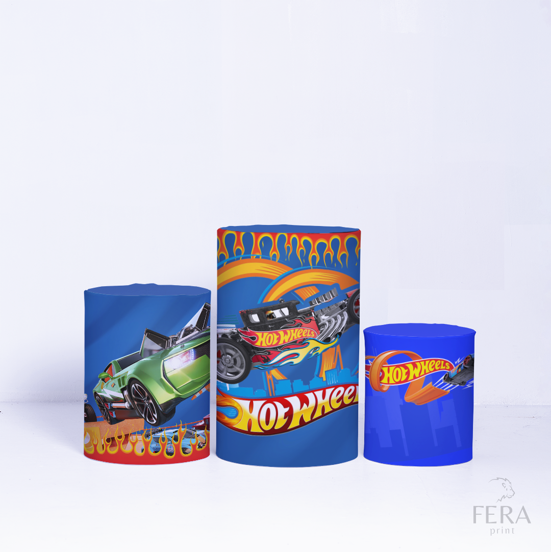 Kit Capa Cilindros + Capa Painel Carrinhos Sublimado