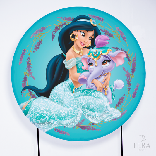 Painel Redondo Jasmin Sublimado