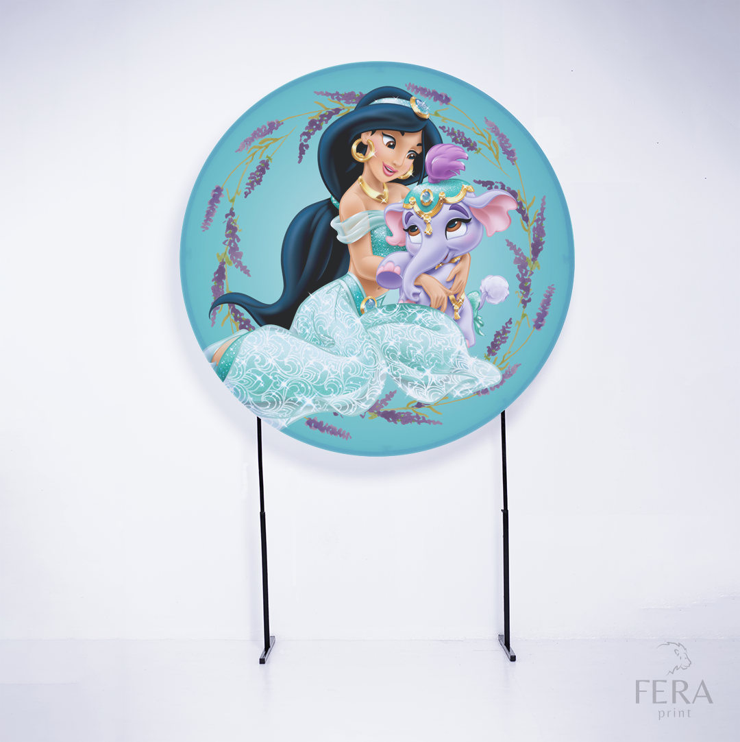 Painel Redondo Jasmin Sublimado