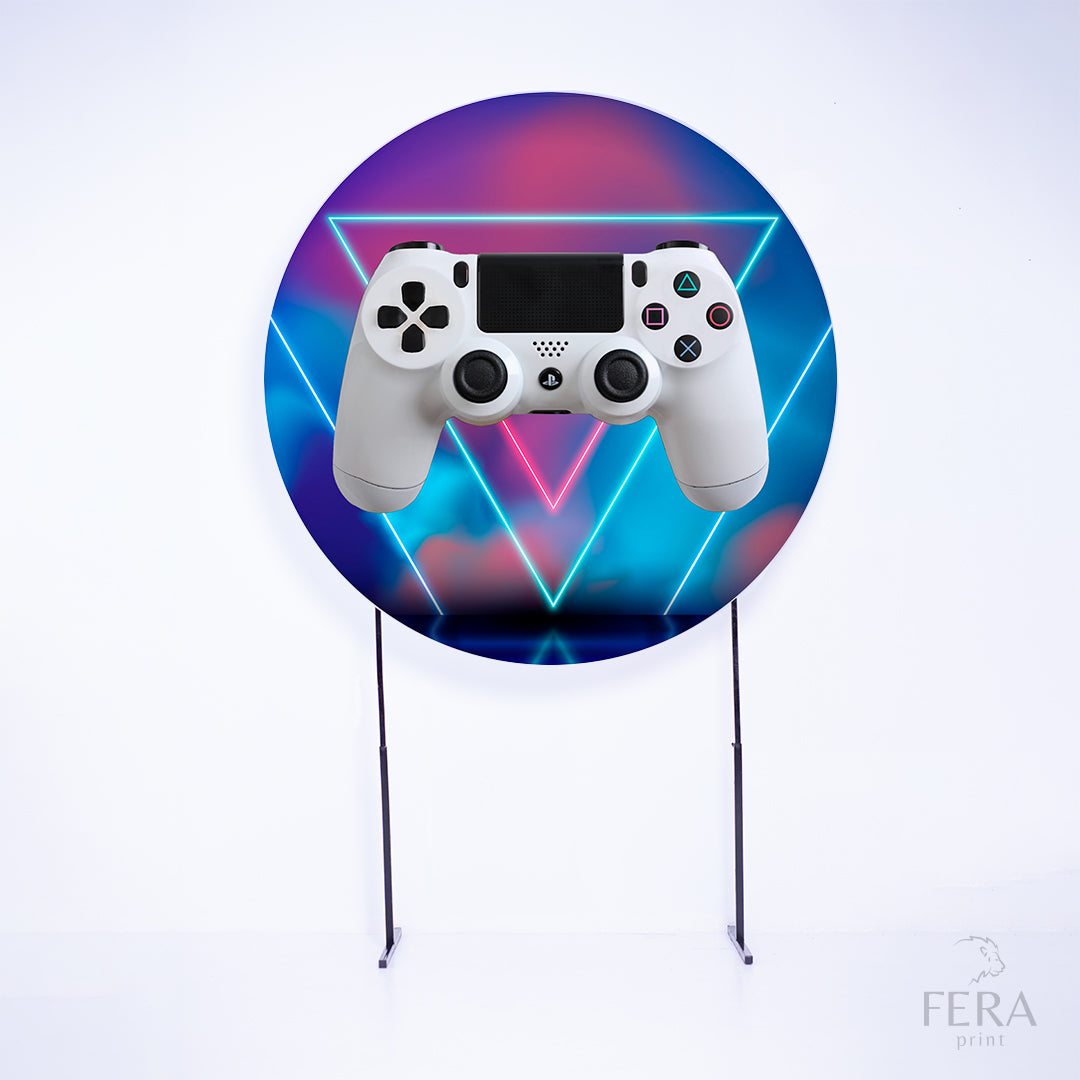 Painel Redondo Game Sublimado