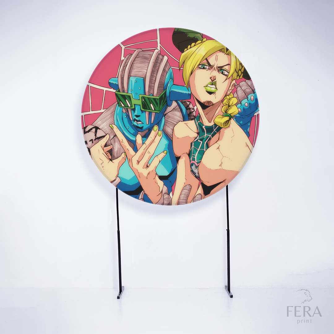 Painel Redondo Jojo Sublimado