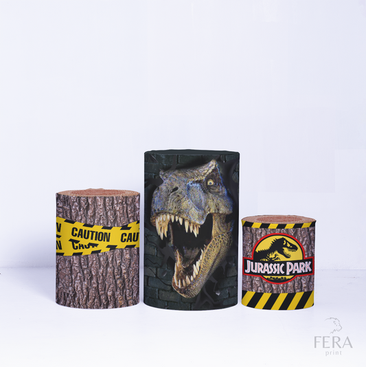 Trio Capa Cilindro Jurassic c/ Elástico