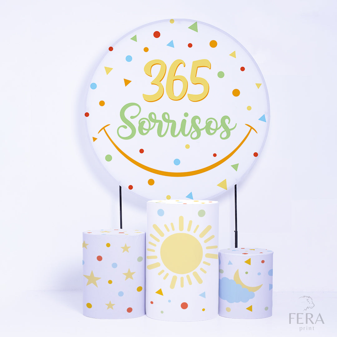 Kit Capa Cilindros + Capa Painel 365 Sorrisos Sublimado