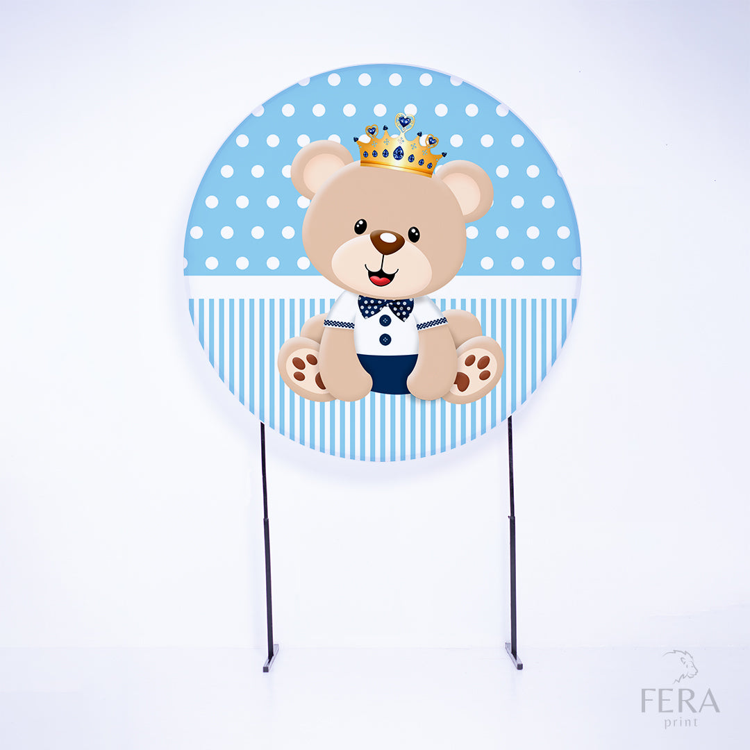 Painel Redondo Ursinho Sublimado