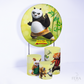 Kit Capa Cilindros + Capa Painel Panda Lutador Sublimado