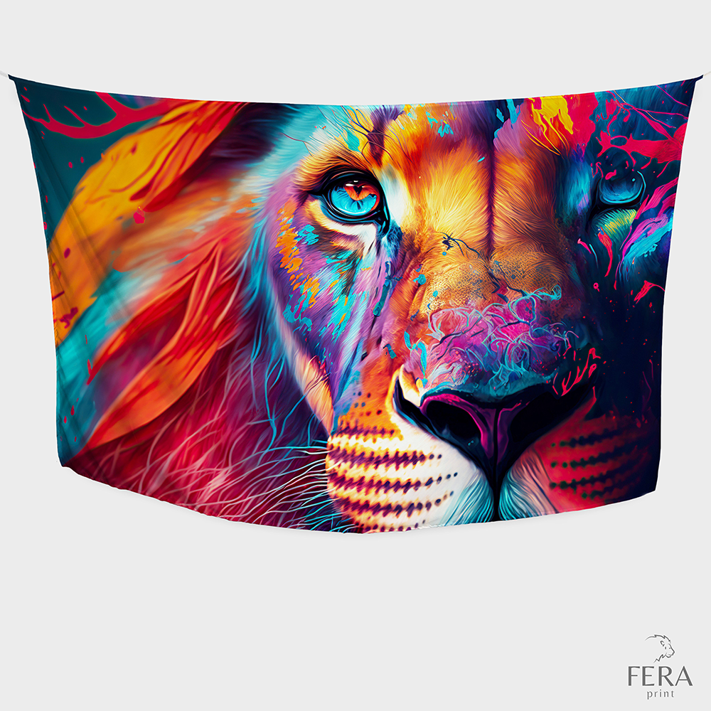 Canga/Pareô Sublimado Animal 1,00x1,50m