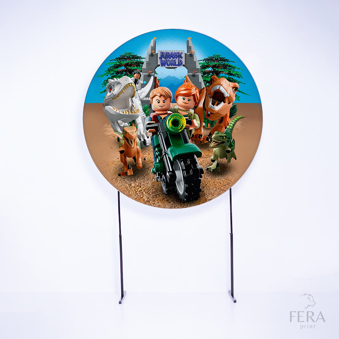 Painel Redondo Lego Sublimado