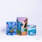 Kit Capa Cilindros + Capa Painel Lilo Azul Sublimado