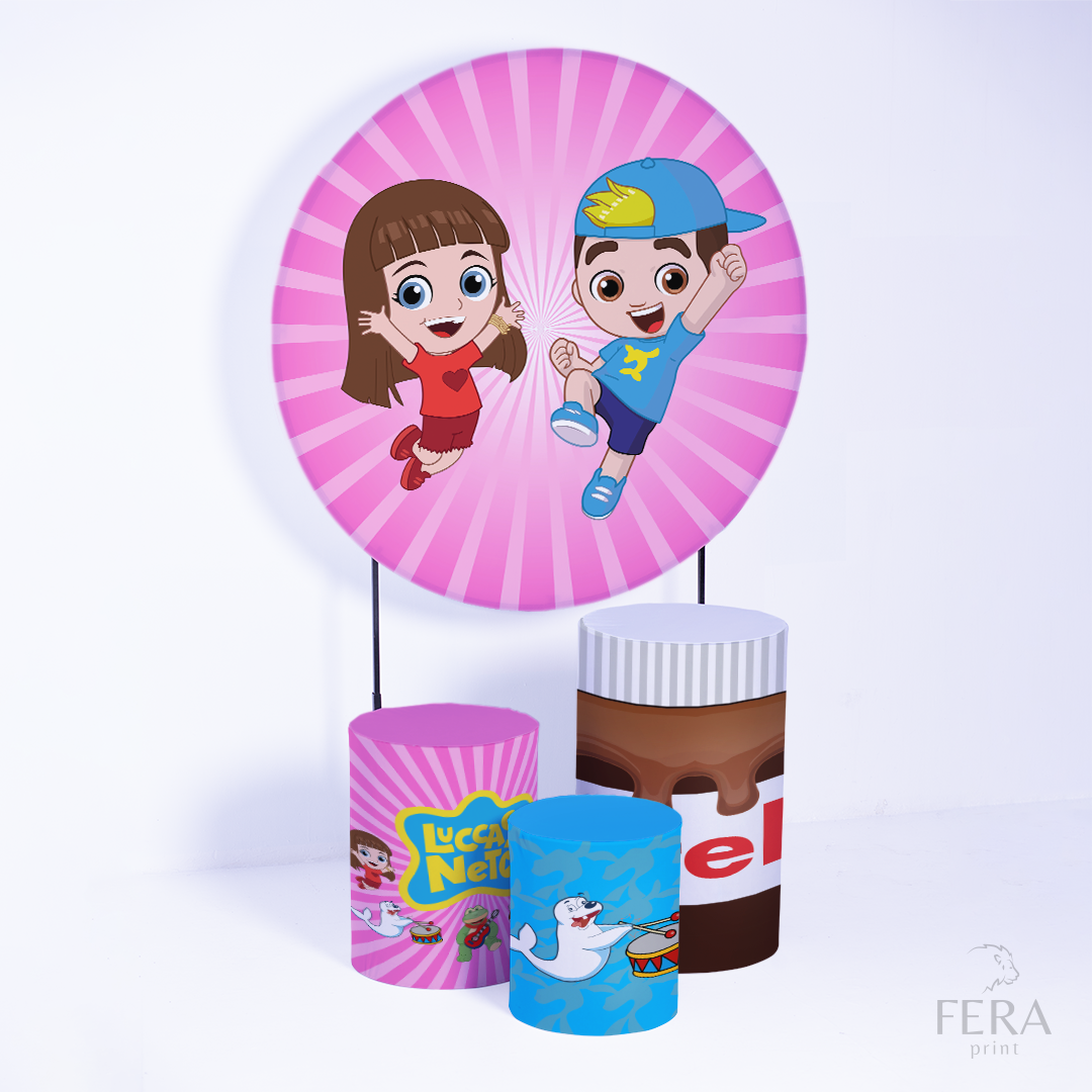 Kit Capa Cilindros + Capa Painel Youtuber Sublimado