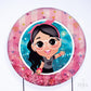 Painel Redondo Youtuber Menina Sublimado