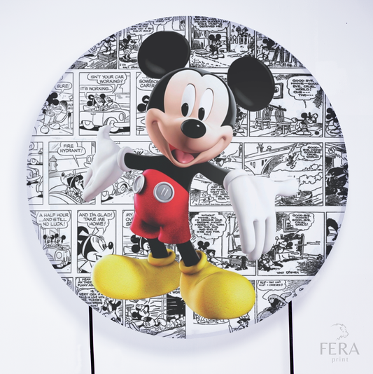 Painel Redondo Rato Amigo Sublimado