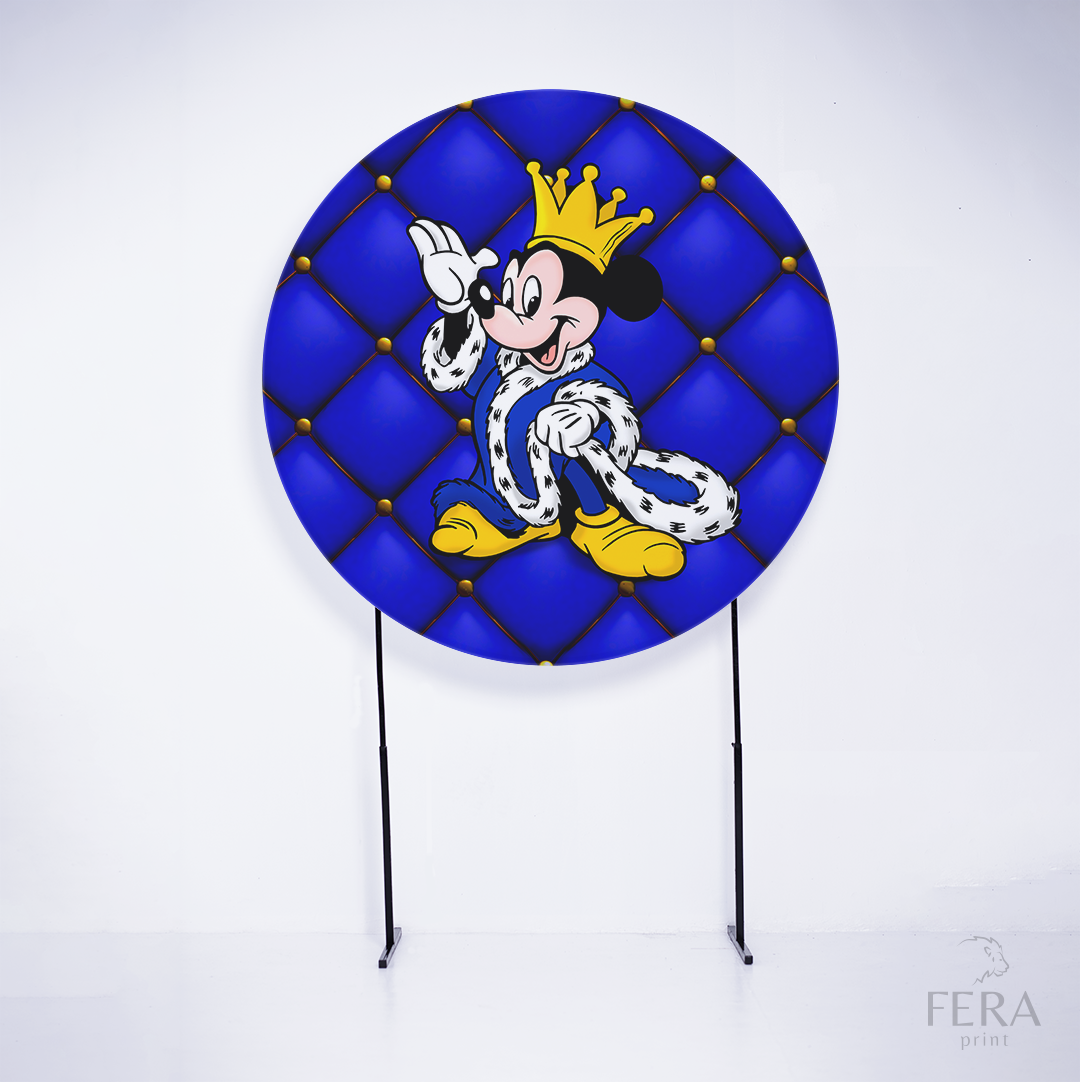 Painel Redondo Rato Amigo Sublimado