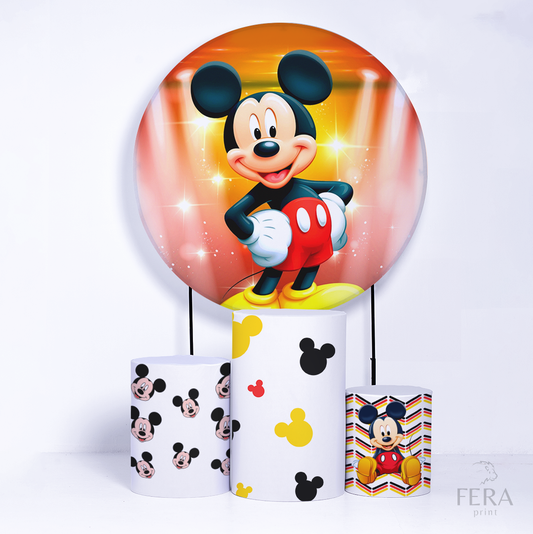 Kit Capa Cilindros + Capa Painel Rato Amigo Sublimado