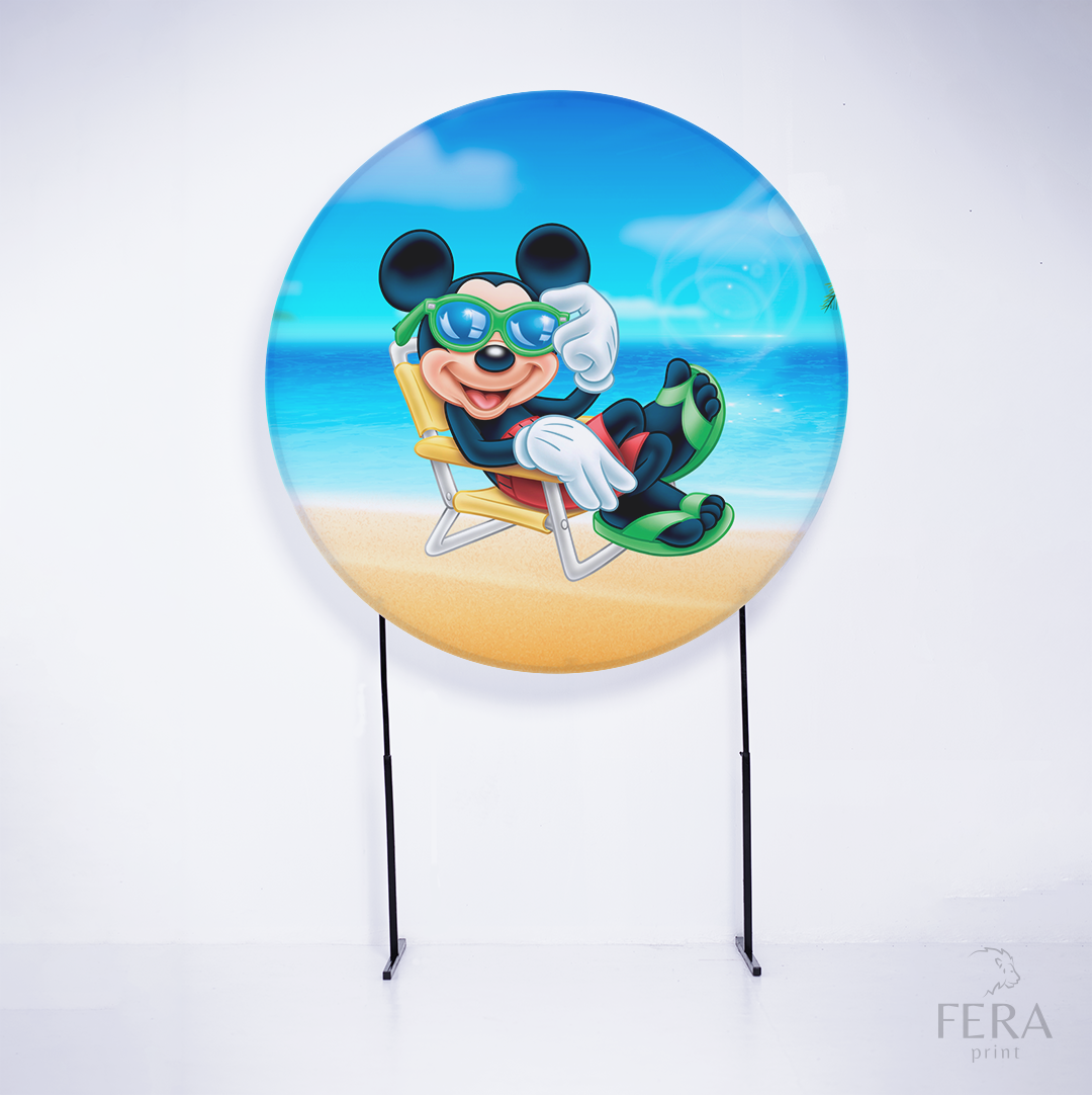 Painel Redondo Rato Amigo Sublimado