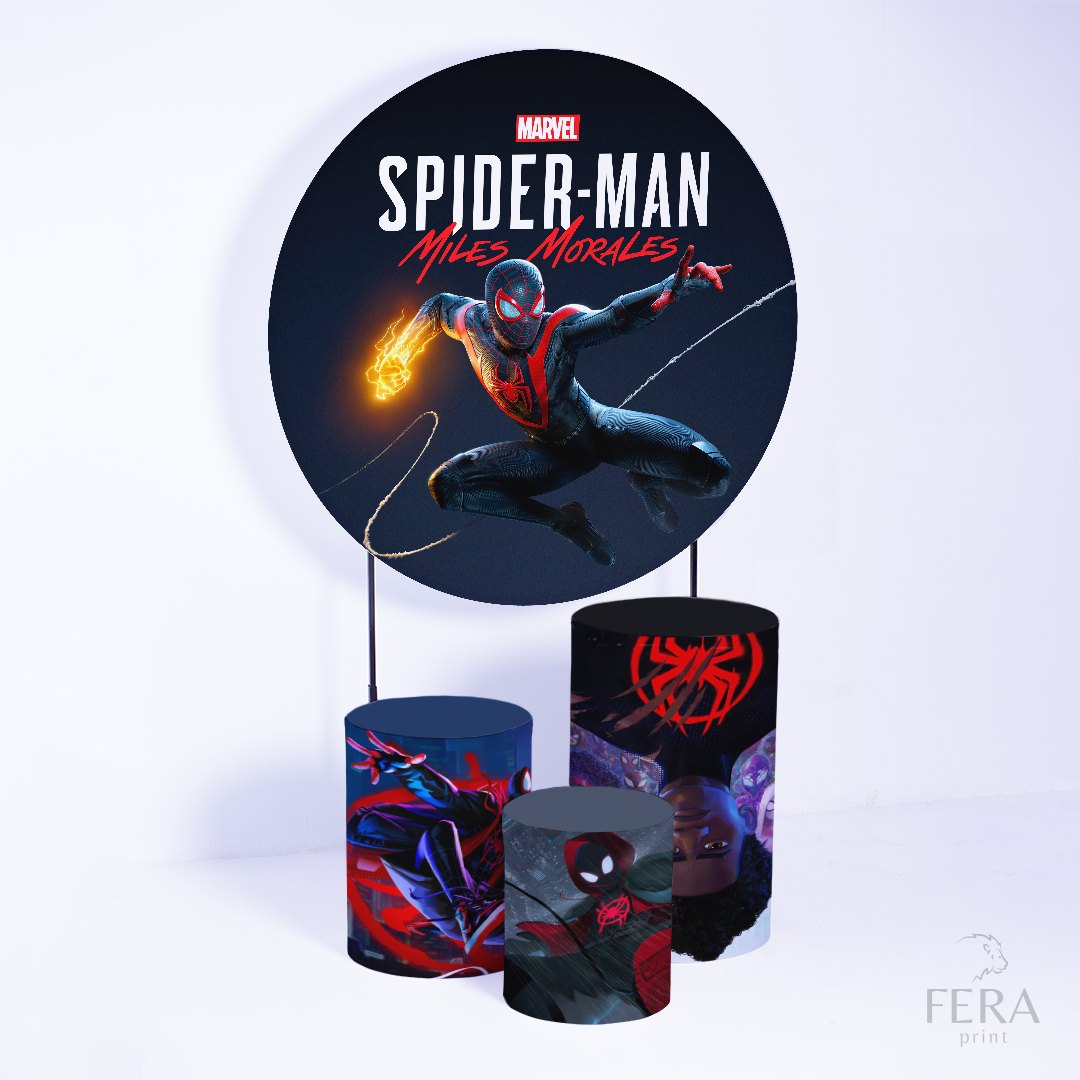 Kit Capa Cilindros + Capa Painel Herói Aranha Sublimado