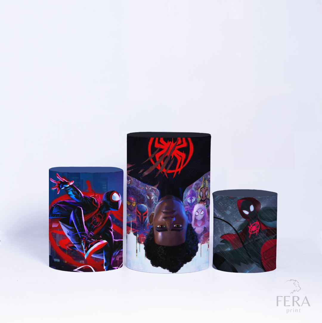 Kit Capa Cilindros + Capa Painel Herói Aranha Sublimado
