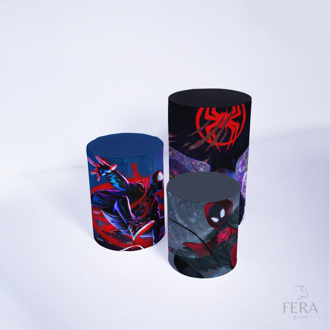 Kit Capa Cilindros + Capa Painel Herói Aranha Sublimado