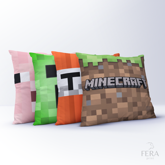 Capa de Almofada Estampada Decorativa 35X35cm - Apenas 1 unidade