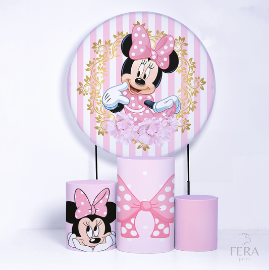 Kit Capa Cilindros + Capa Painel Rata Amiga Bolinhas Sublimado