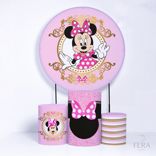 Kit Capa Cilindros + Capa Painel Rata Amiga Rosa Sublimado