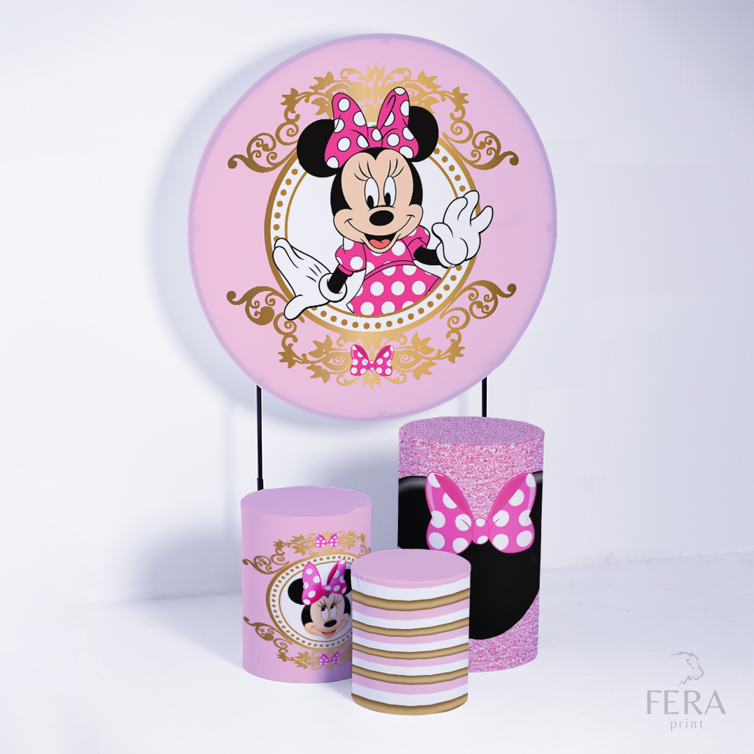 Kit Capa Cilindros + Capa Painel Rata Amiga Rosa Sublimado