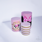Kit Capa Cilindros + Capa Painel Rata Amiga Rosa Sublimado