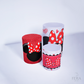 Kit Capa Cilindros + Capa Painel Ratinha Vermelho Sublimado