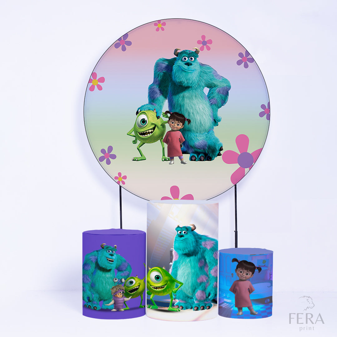 Kit Capa Cilindros + Capa Painel Monstros Sublimado