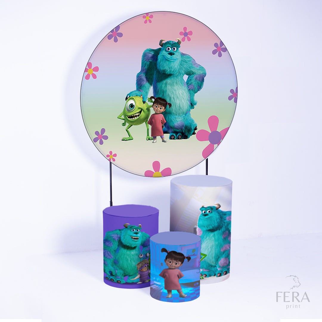 Kit Capa Cilindros + Capa Painel Monstros Sublimado