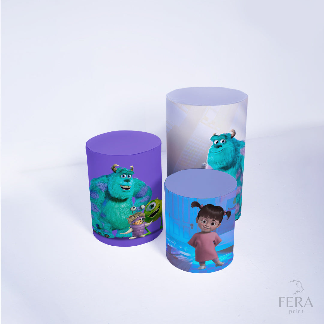Kit Capa Cilindros + Capa Painel Monstros Sublimado