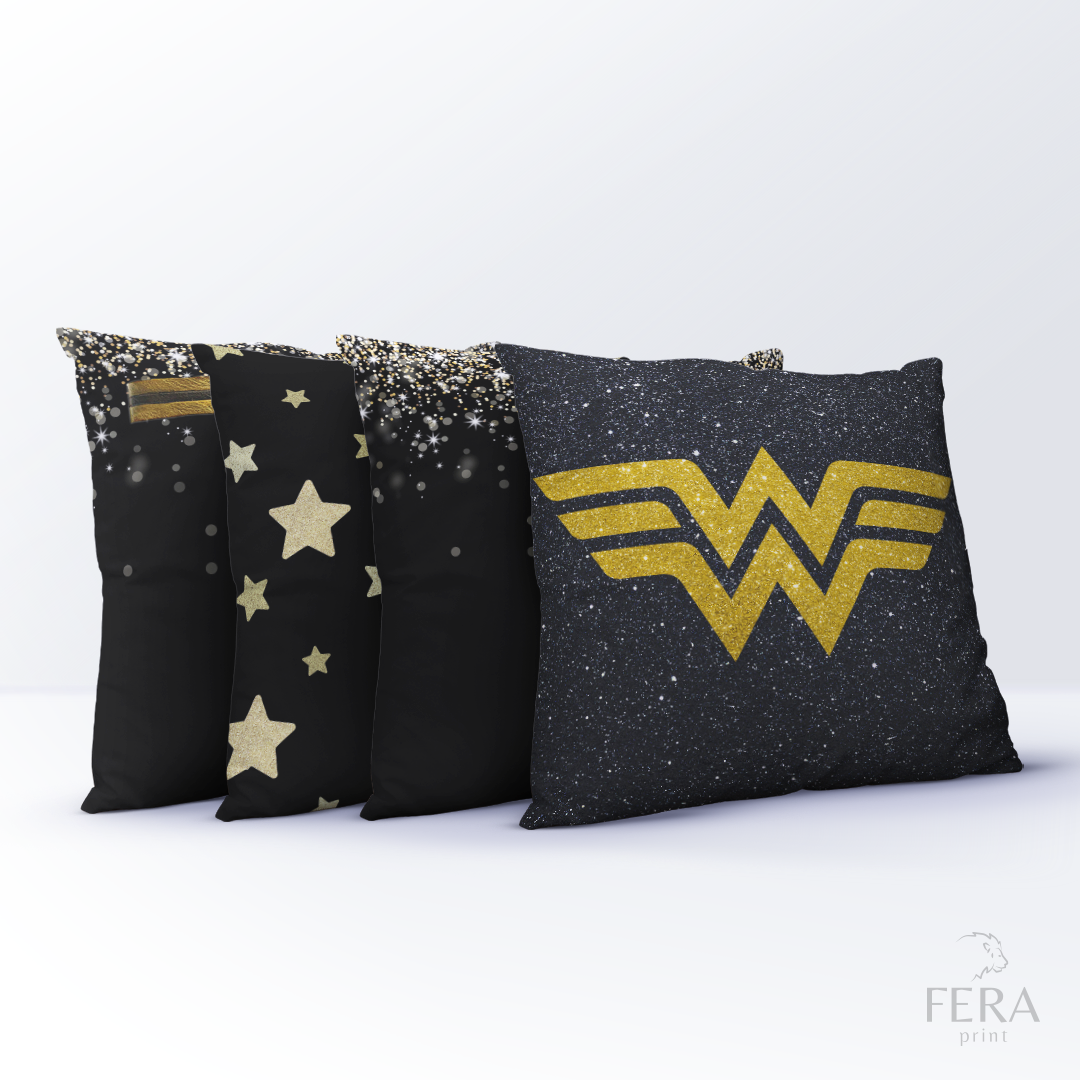 Almofada Estampada Decorativa 35X35cm - Apenas 1 unidade