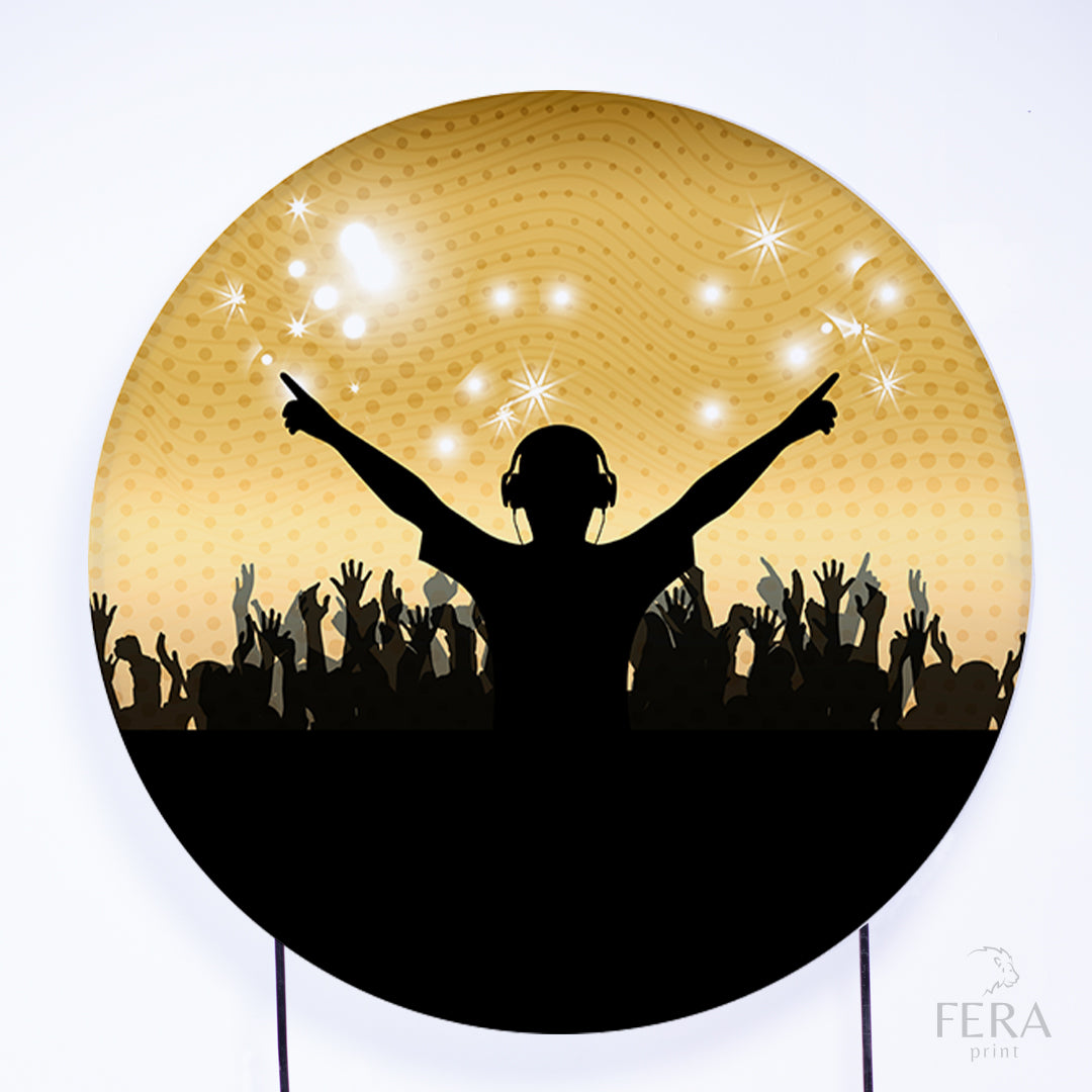 Kit Capa Cilindros + Capa Painel Dj Dourado Sublimado