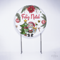 Kit Capa Cilindros + Capa Painel Feliz Natal Sublimado